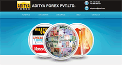 Desktop Screenshot of adityaforex.com